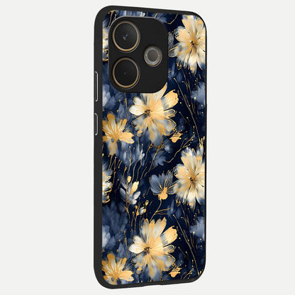  Royal Petal Dream back cover For Oppo A5 Pro slim fit glass case with vibrant aesthetic design