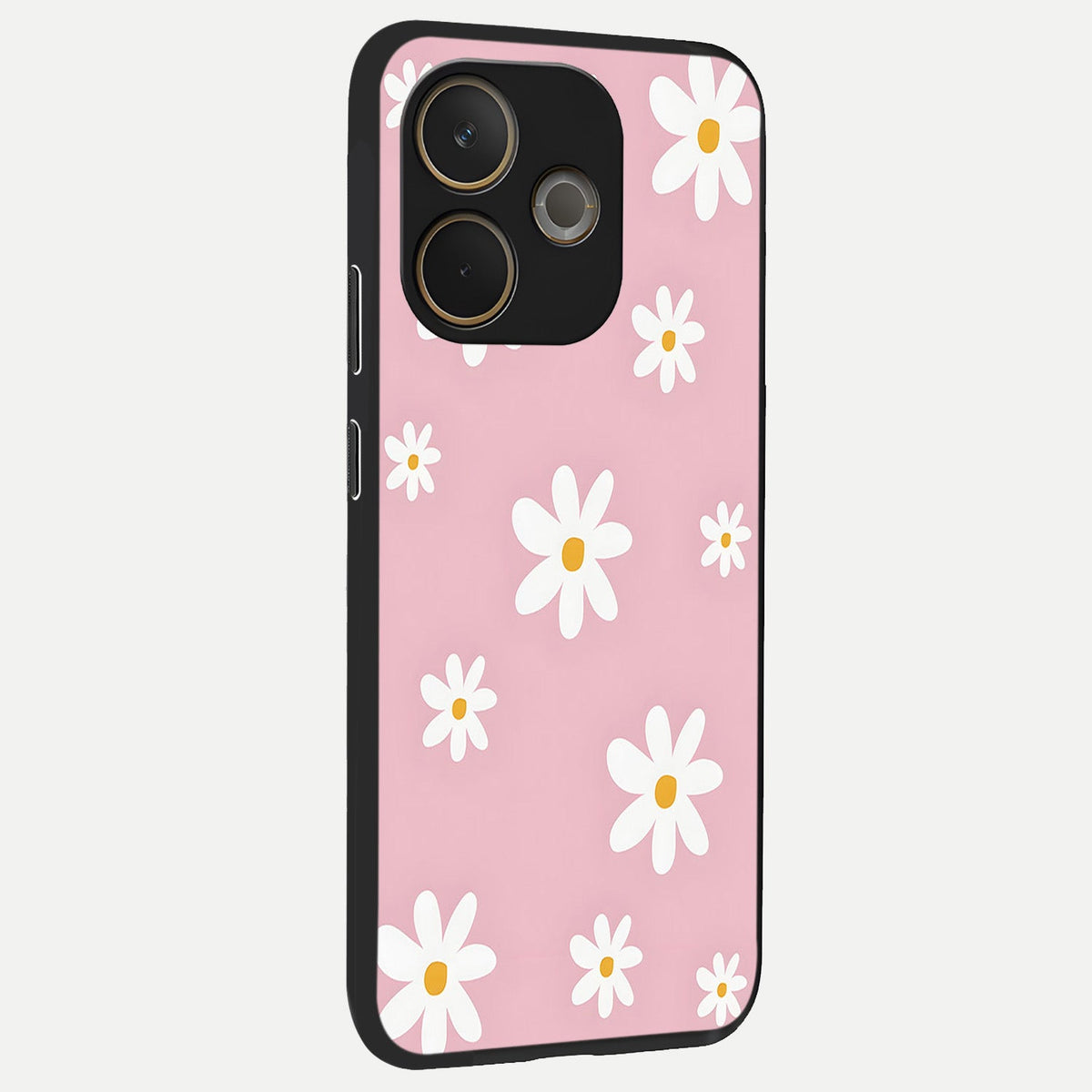  Soft Daisy Bliss back cover For Oppo A5 Pro slim fit glass case with vibrant aesthetic design