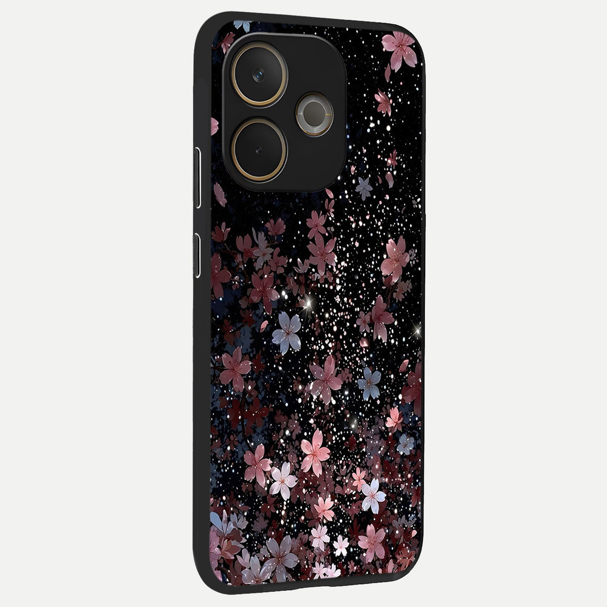  Starlit Flower Dreams back cover For Oppo A5 Pro slim fit glass case with vibrant aesthetic design