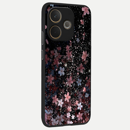  Starlit Flower Dreams back cover For Oppo A5 Pro slim fit glass case with vibrant aesthetic design
