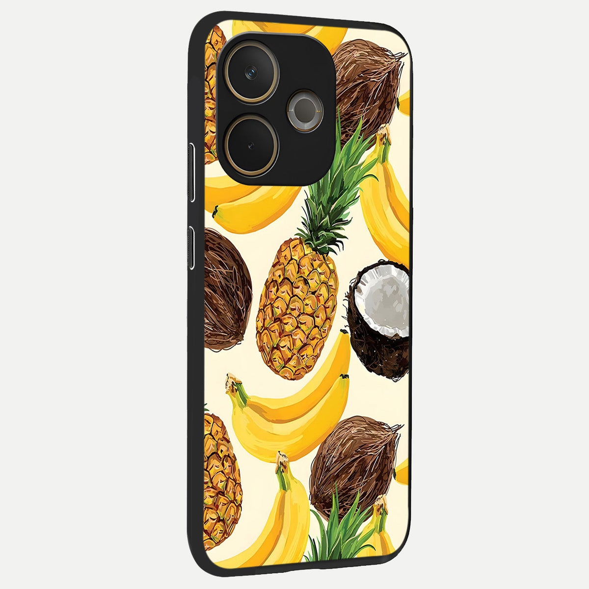  Tropical Fruit Mood back cover For Oppo A5 Pro slim fit glass case with vibrant aesthetic design