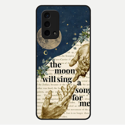  Aesthetic Divine Glass Case For Oppo A74 5G back cover – full design glossy printed glass finish