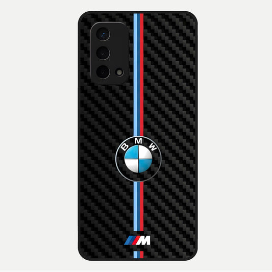  BMW Pattern Glass Case For Oppo A74 5G back cover – full design glossy printed glass finish