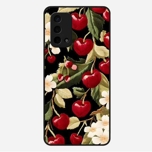  Blooming Spendor Bird Glass Case For Oppo A74 5G back cover – full design glossy printed glass finish