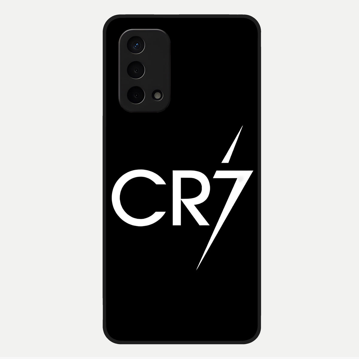  CR7 Elite Strike Glass Case For Oppo A74 5G back cover – full design glossy printed glass finish