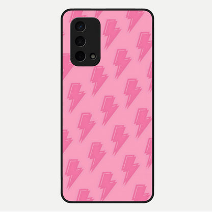  Pink Moo Magic Glass Case For Oppo A74 5G back cover – full design glossy printed glass finish
