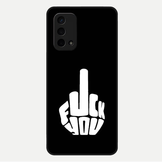  Rebel Mode On Glass Case For Oppo A74 5G back cover – full design glossy printed glass finish