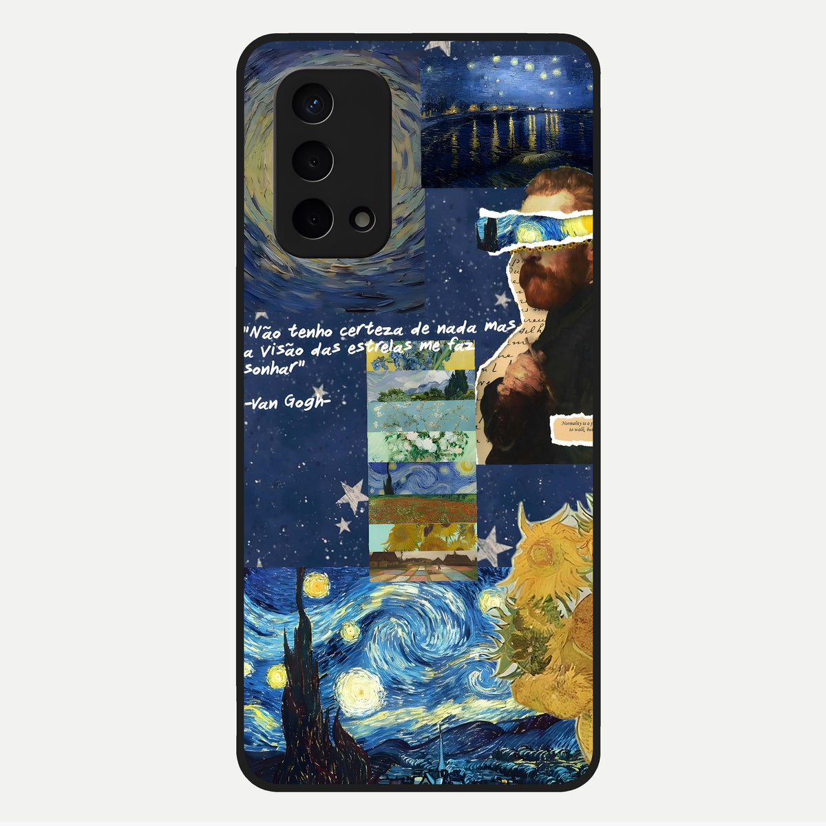  Starry Dream Vision Glass Case For Oppo A74 5G back cover – full design glossy printed glass finish