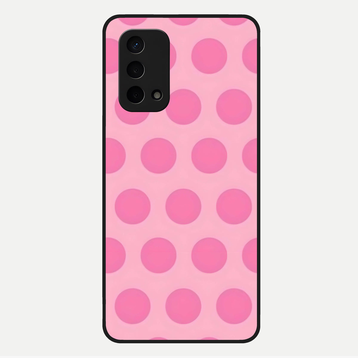  Sweet Dot Dreams Glass Case For Oppo A74 5G back cover – full design glossy printed glass finish