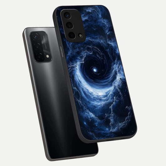  Stunning Galaxy phone case For Oppo A74 5G showing premium glass back cover with detailed artwork