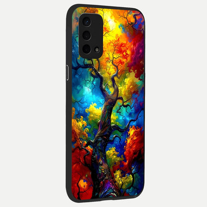  Colorful Soda Bottles back cover For Oppo A74 5G slim fit glass case with vibrant aesthetic design