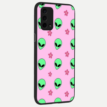  Cosmic Cute Crush back cover For Oppo A74 5G slim fit glass case with vibrant aesthetic design