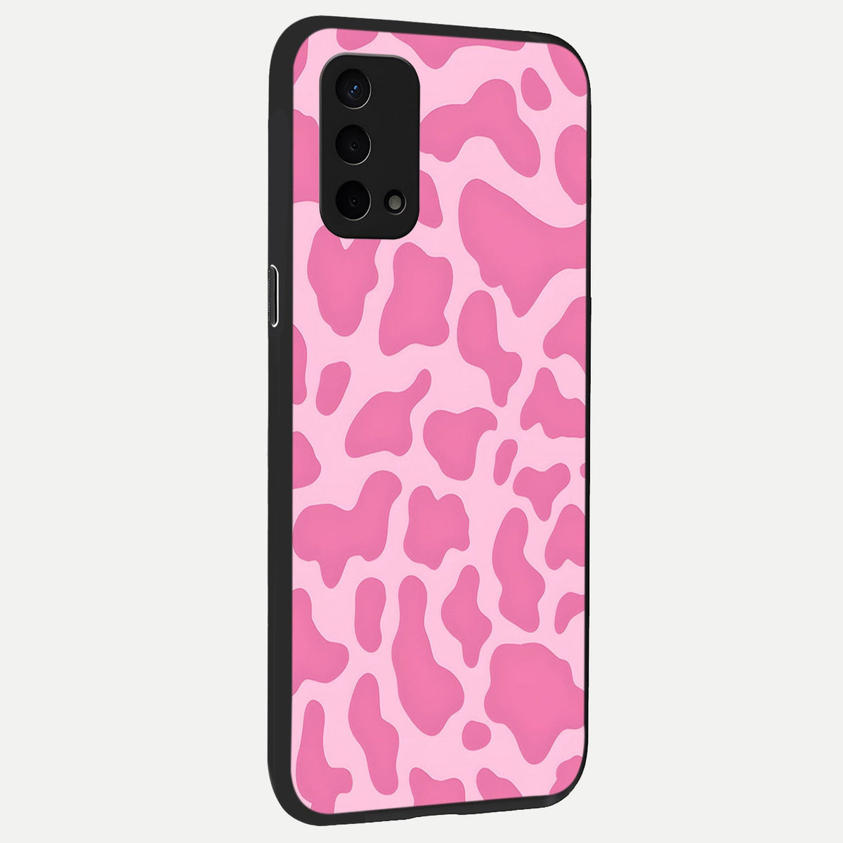  Pinkish Scenery back cover For Oppo A74 5G slim fit glass case with vibrant aesthetic design