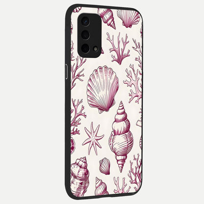  Pink Power Sparks back cover For Oppo A74 5G slim fit glass case with vibrant aesthetic design