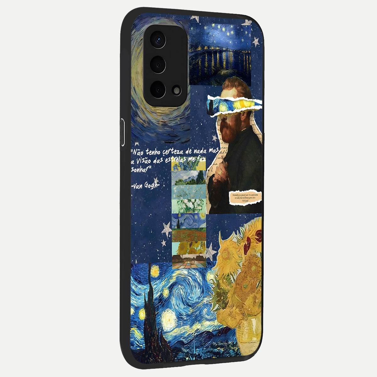  Starry Dream Vision back cover For Oppo A74 5G slim fit glass case with vibrant aesthetic design