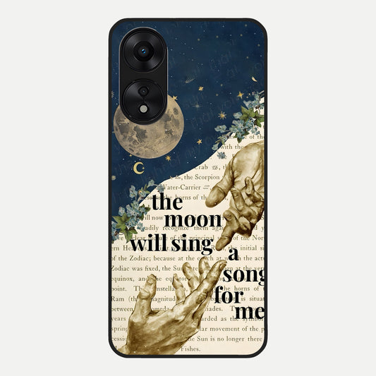  Aesthetic Divine Glass Case For Oppo A78 5G back cover – full design glossy printed glass finish