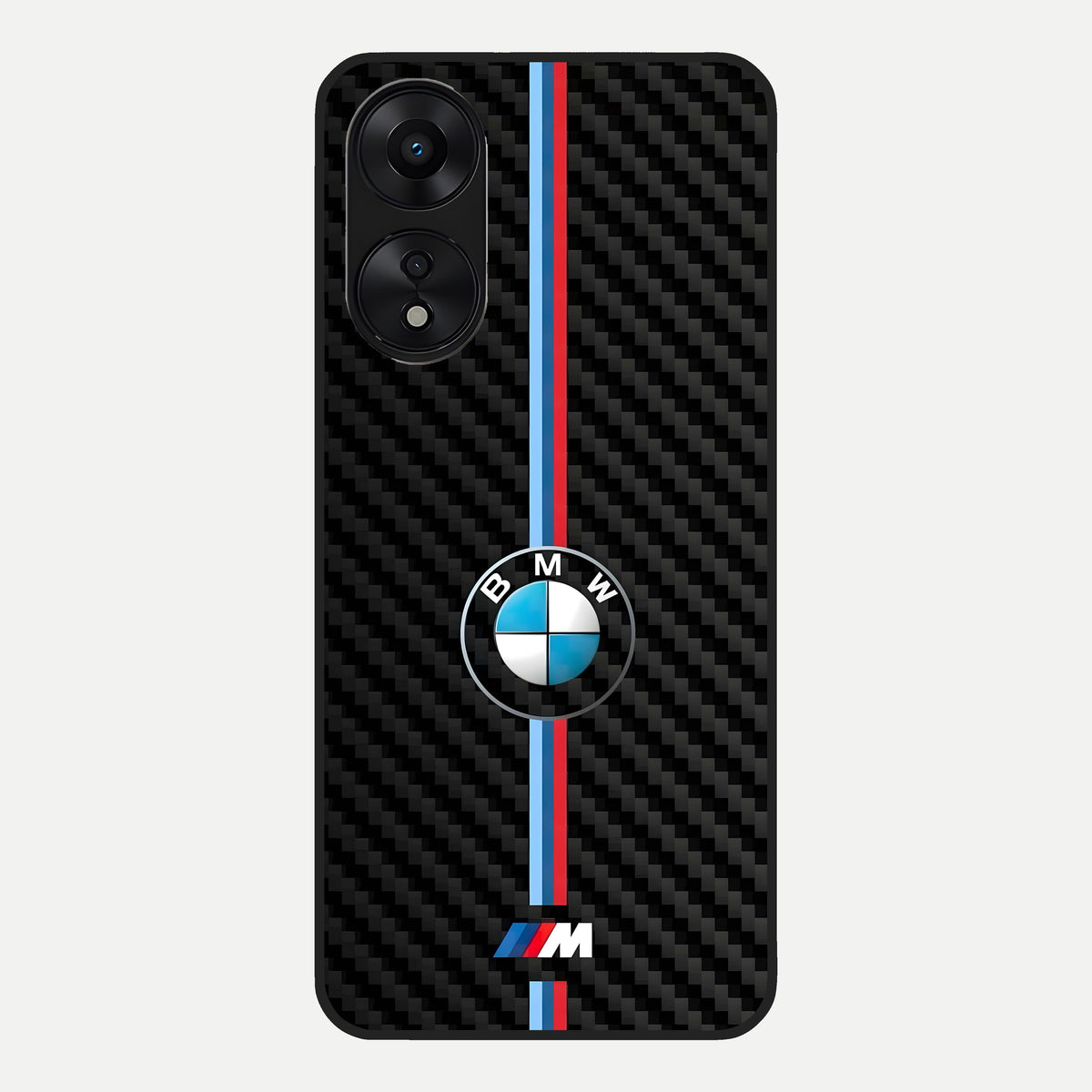  BMW Pattern Glass Case For Oppo A78 5G back cover – full design glossy printed glass finish