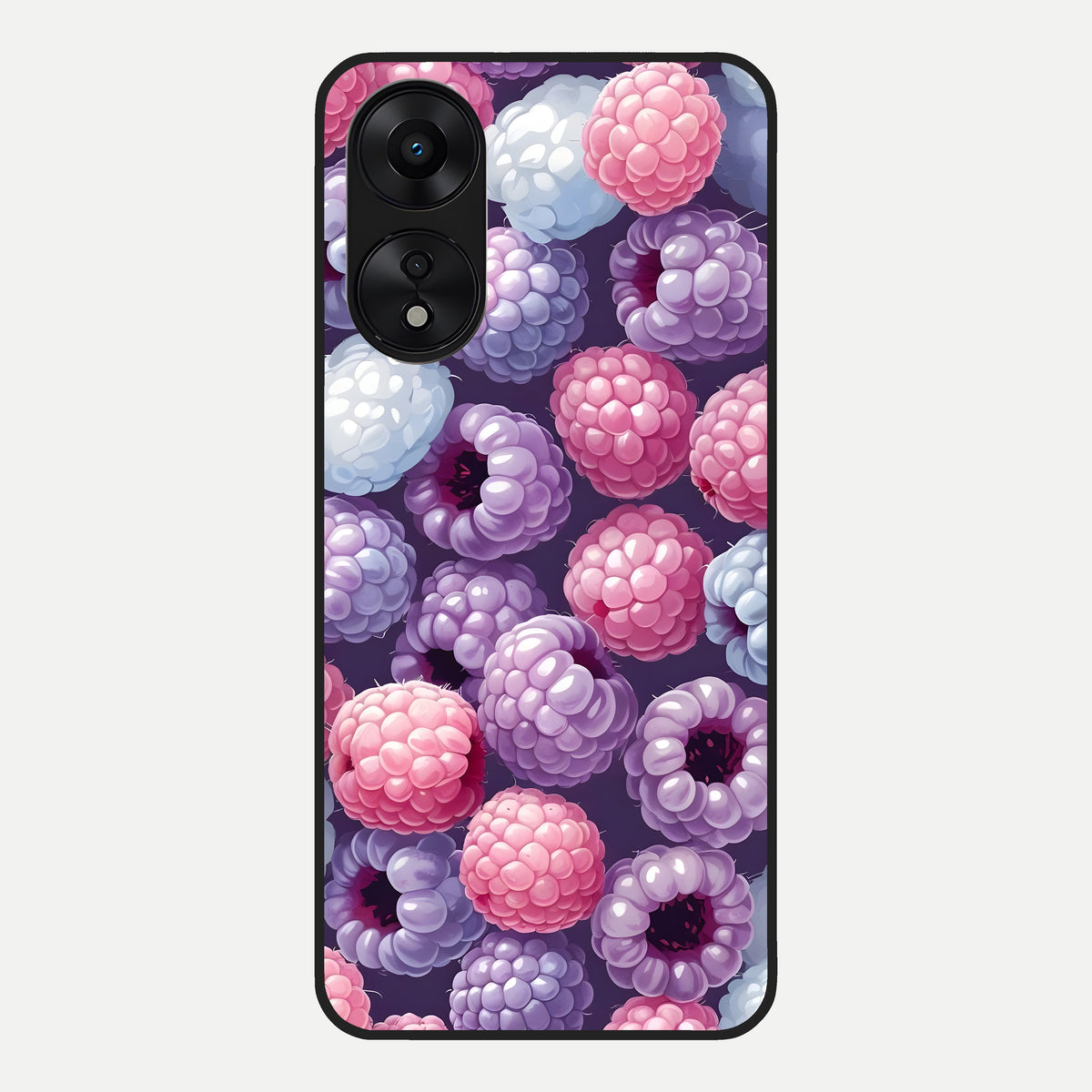  Berry Candy Pop Glass Case For Oppo A78 5G back cover – full design glossy printed glass finish