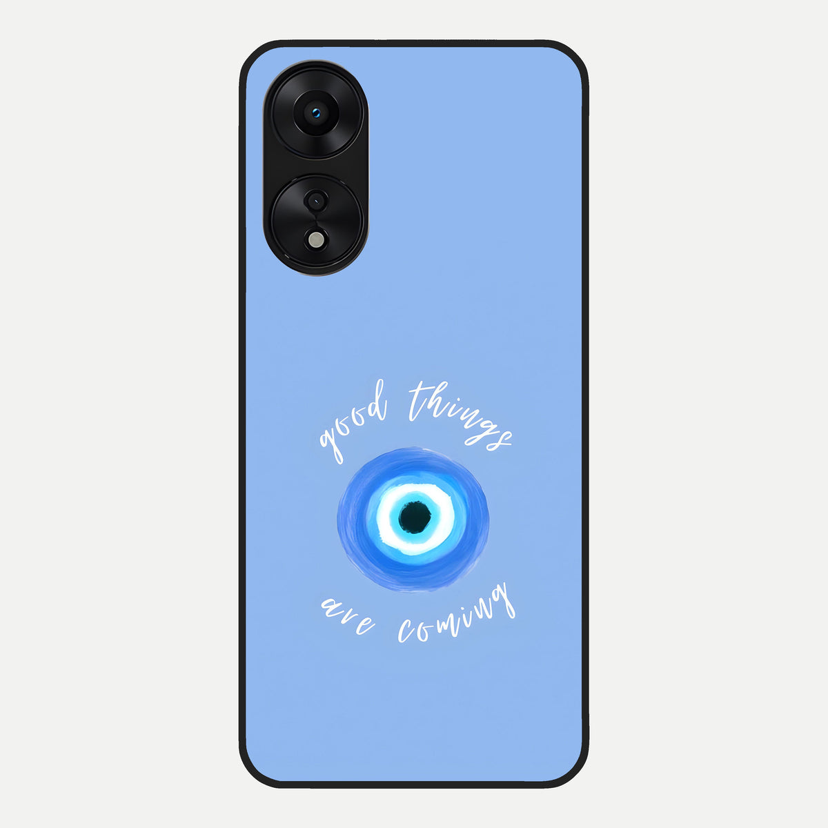  Bright Future Ahead Glass Case For Oppo A78 5G back cover – full design glossy printed glass finish