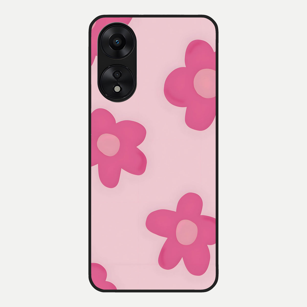 Candy Bloom Dreams Glass Case For Oppo A78 5G back cover – full design glossy printed glass finish