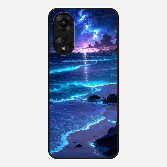  Classic Damn Look Glass Case For Oppo A78 5G back cover – full design glossy printed glass finish