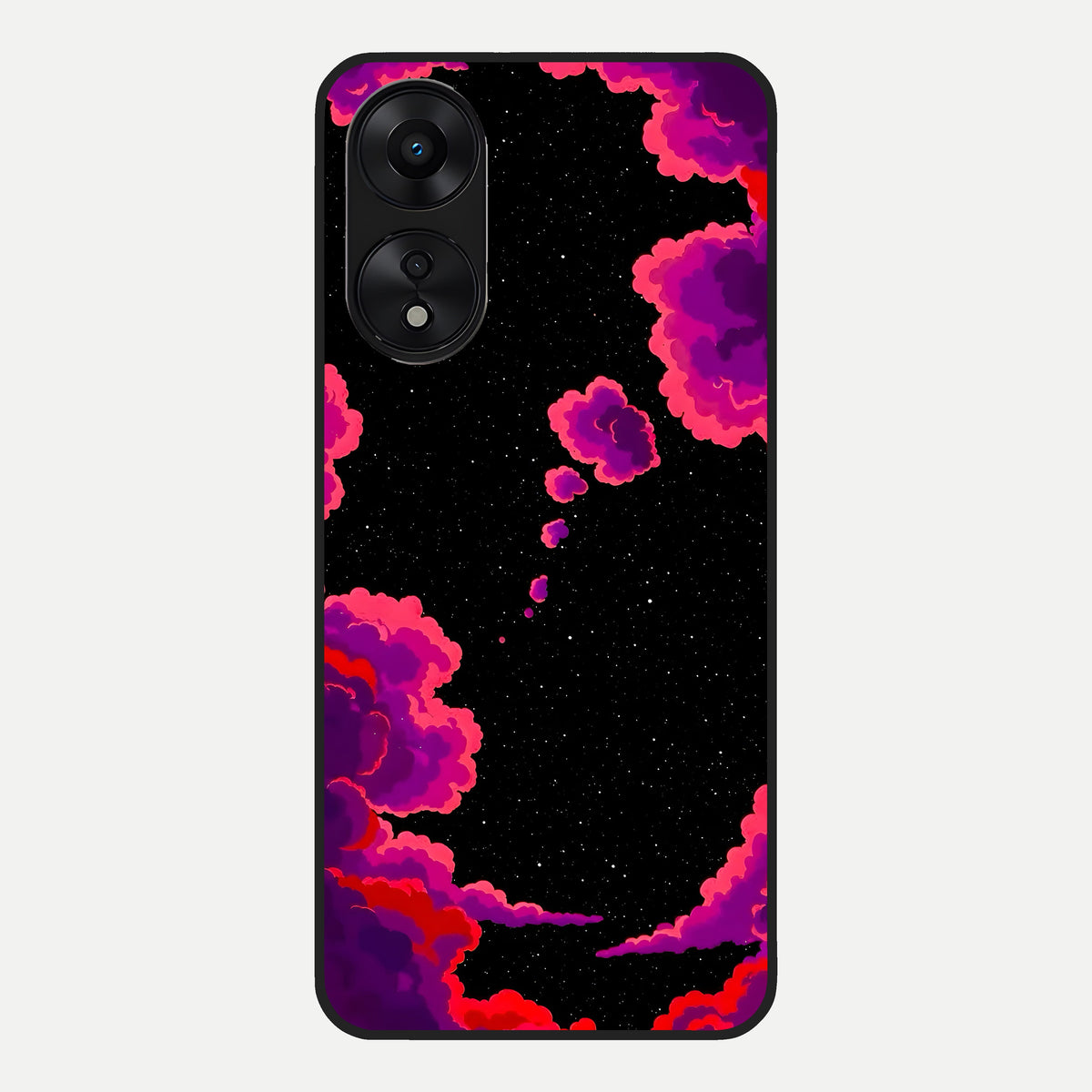  Galaxy Dream Frame Glass Case For Oppo A78 5G back cover – full design glossy printed glass finish