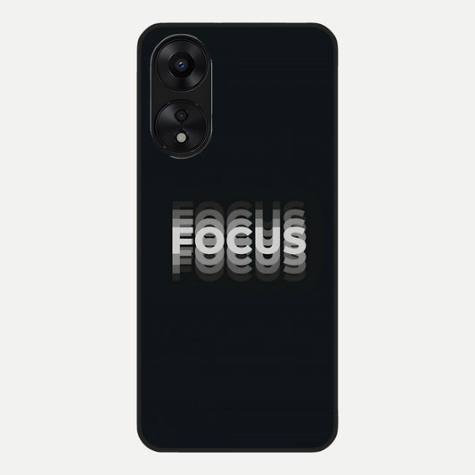  Mono Focus Vision Glass Case For Oppo A78 5G back cover – full design glossy printed glass finish