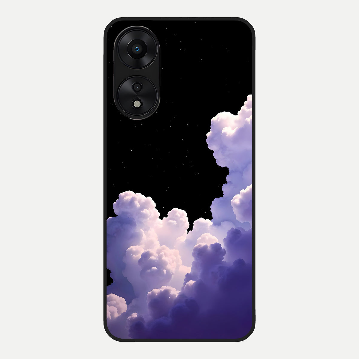  Starlit Night Whispers Glass Case For Oppo A78 5G back cover – full design glossy printed glass finish