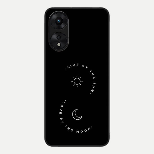  Sunflower Cat Art Glass Case For Oppo A78 5G back cover – full design glossy printed glass finish