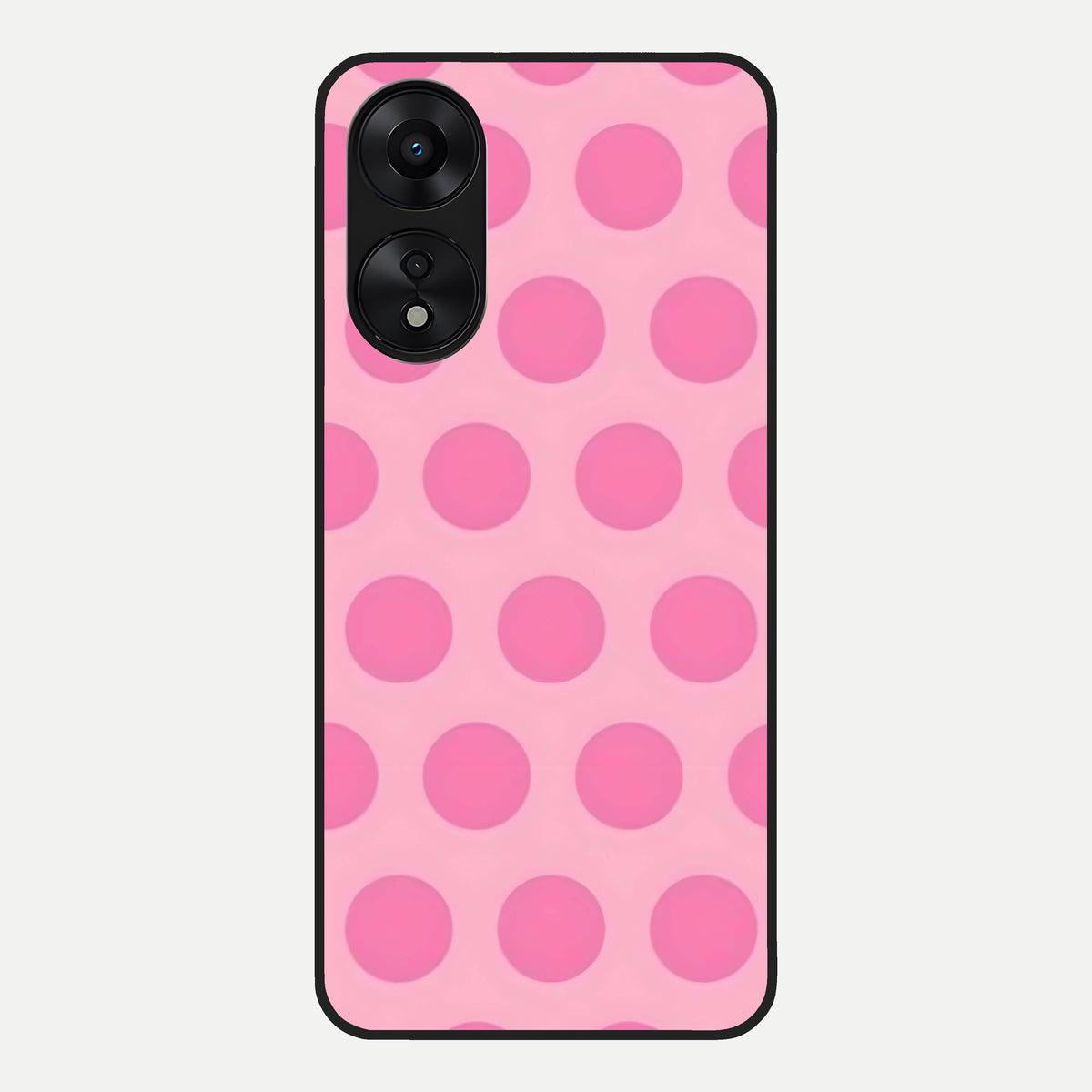  Sweet Dot Dreams Glass Case For Oppo A78 5G back cover – full design glossy printed glass finish