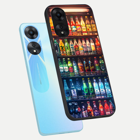  Colorfull Tree phone case For Oppo A78 5G showing premium glass back cover with detailed artwork
