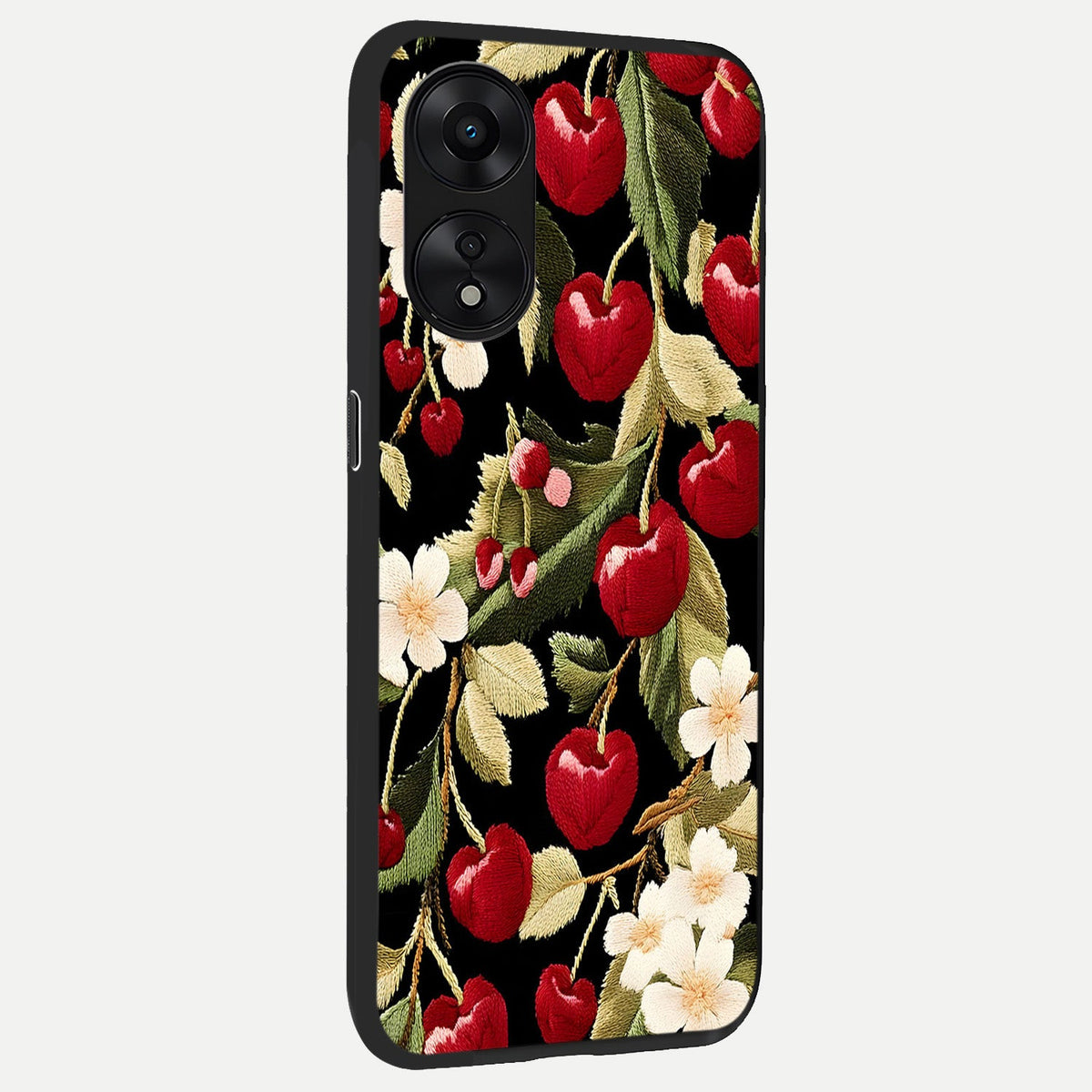  Blooming Spendor Bird back cover For Oppo A78 5G slim fit glass case with vibrant aesthetic design