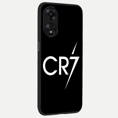  CR7 Elite Strike back cover For Oppo A78 5G slim fit glass case with vibrant aesthetic design
