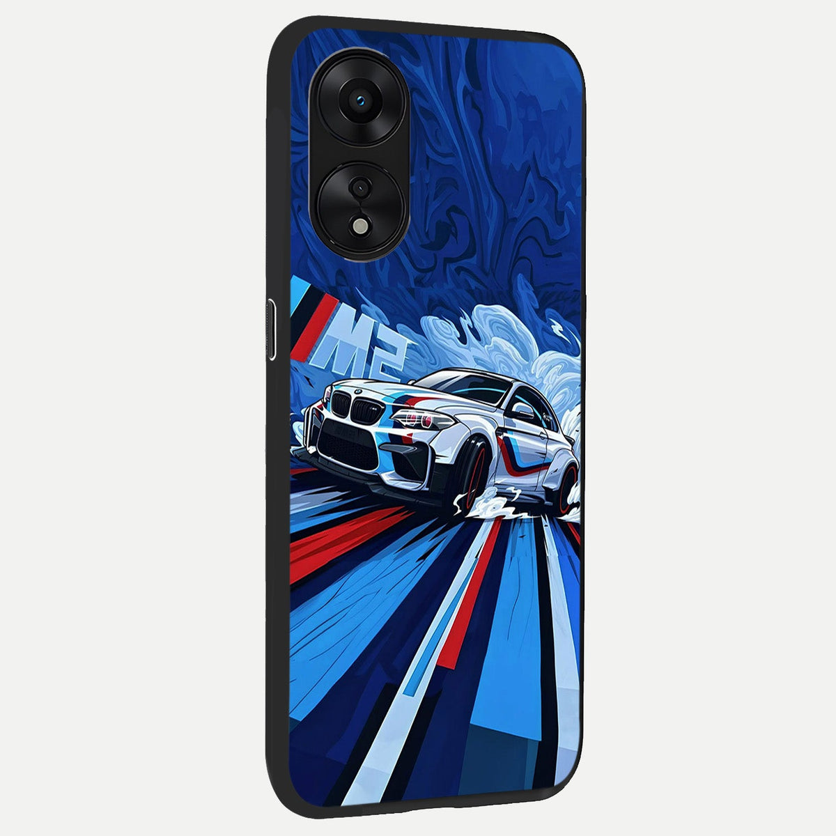  Drift Power Rush back cover For Oppo A78 5G slim fit glass case with vibrant aesthetic design