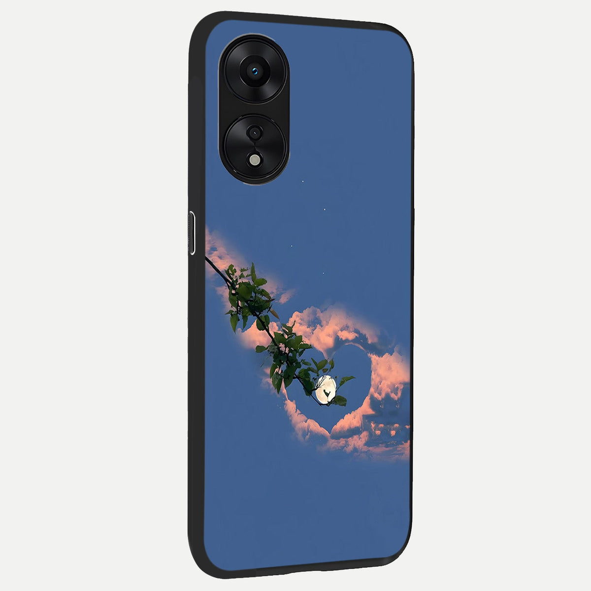  Sky Under Tree back cover For Oppo A78 5G slim fit glass case with vibrant aesthetic design