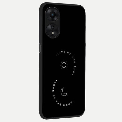  Sunflower Cat Art back cover For Oppo A78 5G slim fit glass case with vibrant aesthetic design