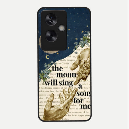  Aesthetic Divine Glass Case For Oppo A79 back cover – full design glossy printed glass finish