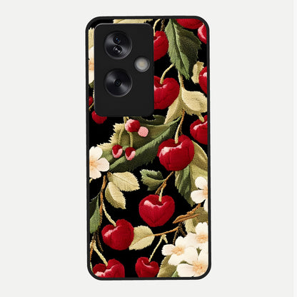  Blooming Spendor Bird Glass Case For Oppo A79 back cover – full design glossy printed glass finish