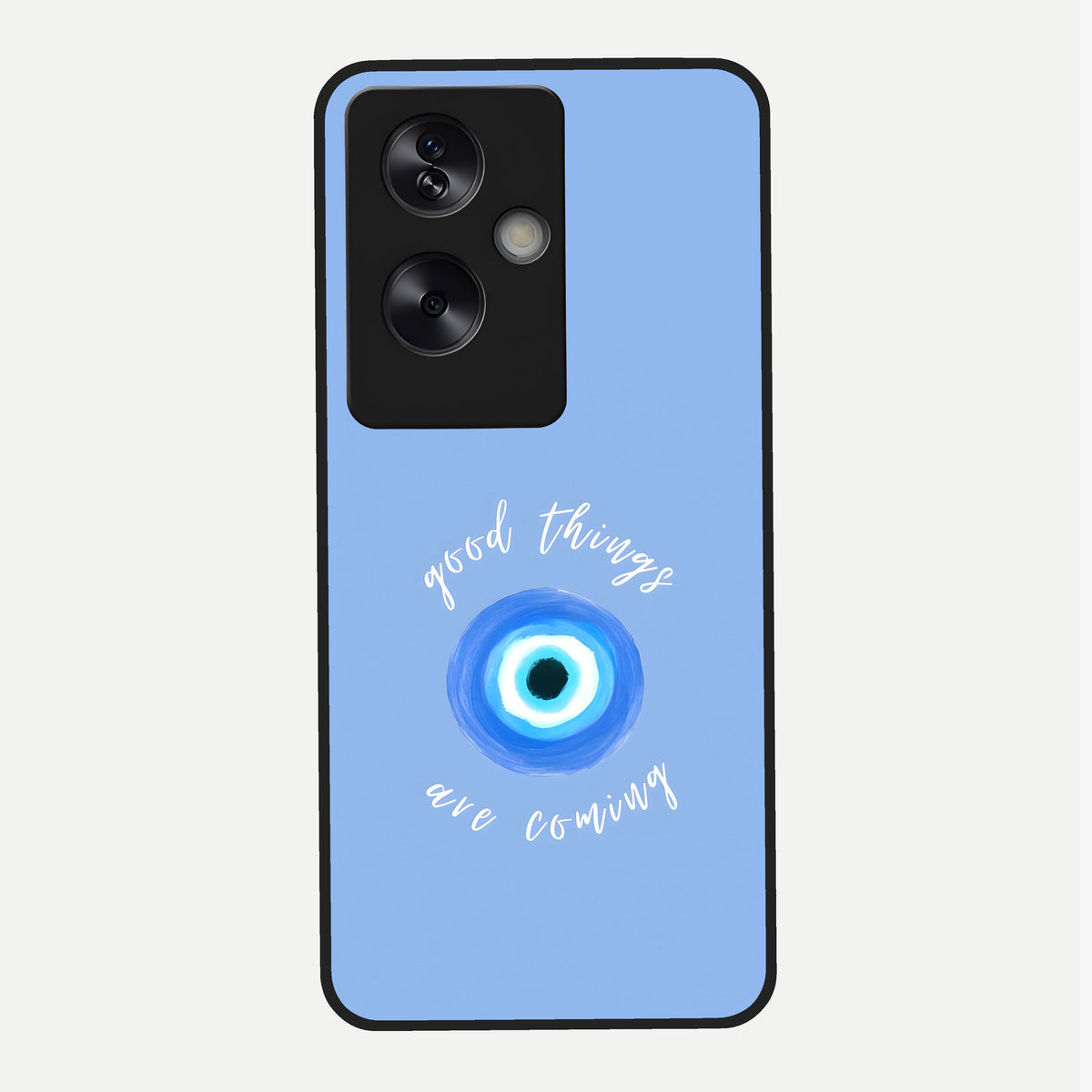  Bright Future Ahead Glass Case For Oppo A79 back cover – full design glossy printed glass finish