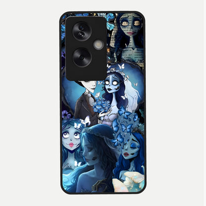  Butterfly Ghost Soul Glass Case For Oppo A79 back cover – full design glossy printed glass finish