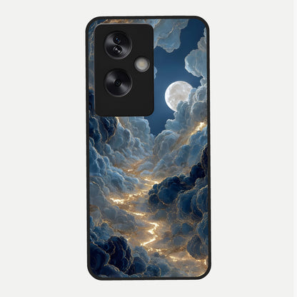  Celestial Cloud Road Glass Case For Oppo A79 back cover – full design glossy printed glass finish