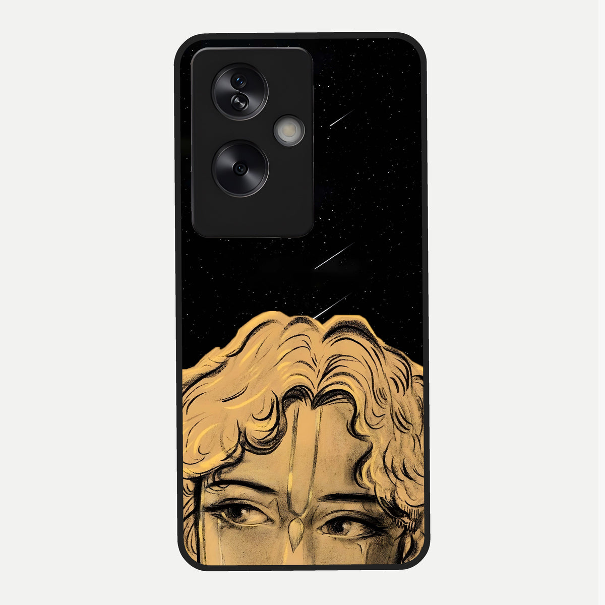  Celestial Gods Plan Glass Case For Oppo A79 back cover – full design glossy printed glass finish