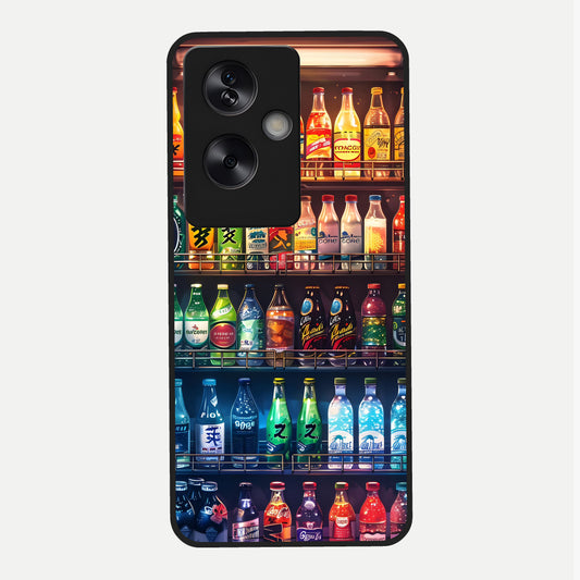  Colorfull Tree Glass Case For Oppo A79 back cover – full design glossy printed glass finish