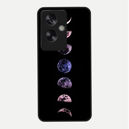  Crimson All Planets Glass Case For Oppo A79 back cover – full design glossy printed glass finish