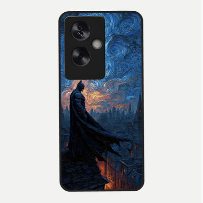  Dark Knight Dusk Glass Case For Oppo A79 back cover – full design glossy printed glass finish