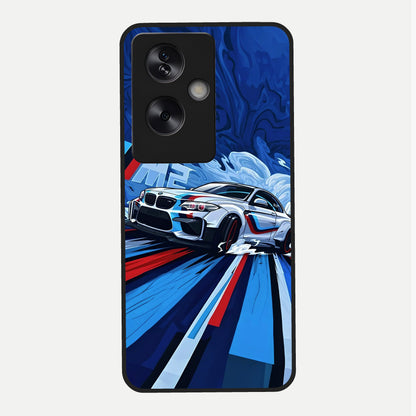  Drift Power Rush Glass Case For Oppo A79 back cover – full design glossy printed glass finish
