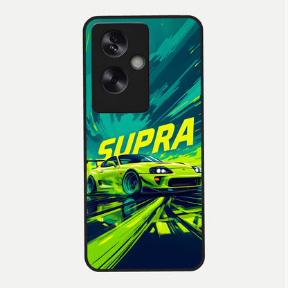  Electric Supra Thunder Glass Case For Oppo A79 back cover – full design glossy printed glass finish