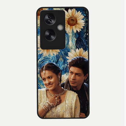  Eternal Love Story Glass Case For Oppo A79 back cover – full design glossy printed glass finish