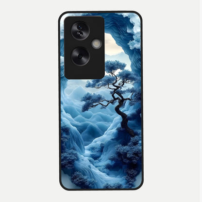  Frozen Serenity Gate Glass Case For Oppo A79 back cover – full design glossy printed glass finish