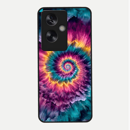  Galactic Spiral Burst Glass Case For Oppo A79 back cover – full design glossy printed glass finish